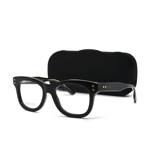 NEW GUCCI GG1086O 001 BLACK AUTHENTIC EYEGLASSES FRAME - Picture 9 of 12